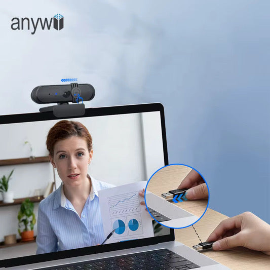 H806 Full HD Webcam 1080P 30Fps PC USB Camera with Microphone كاميرا