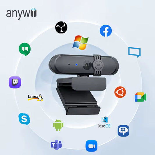 H806 Full HD Webcam 1080P 30Fps PC USB Camera with Microphone كاميرا