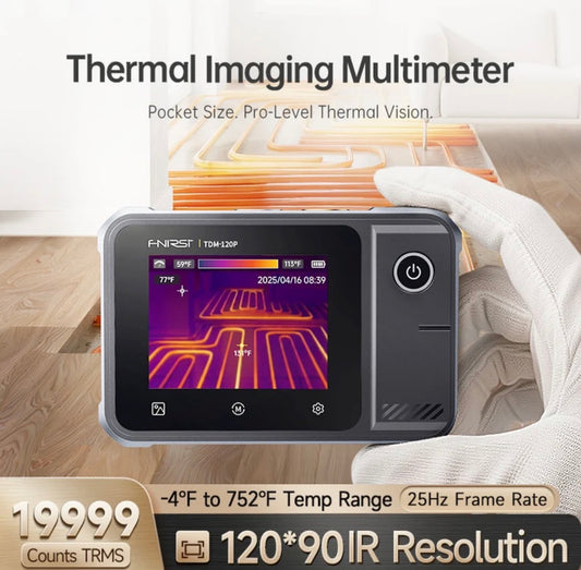 FNIRSI® TDM-120P Thermal Imaging + Multimeter كميرا حرارية