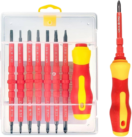 14 IN 1 500V Insulated Electrician Screwdriver Set