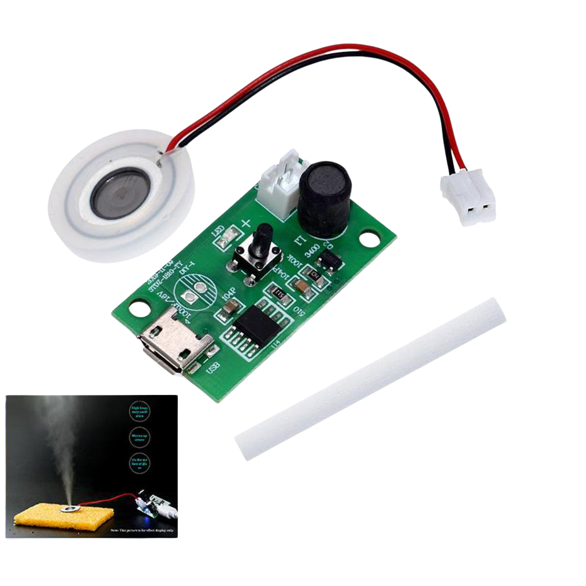 Mist Maker 5V USB Mini Humidifier Spray Module مرطب هواء صغير