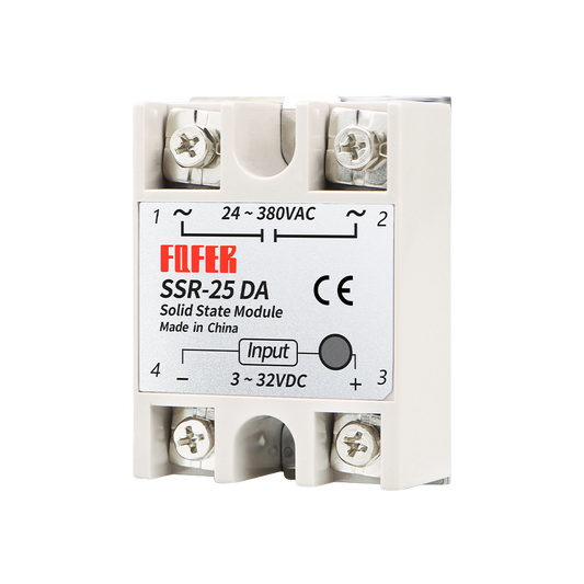 Solid State Relay 3V~32V DC To 24V~380V AC SSR-25 DA