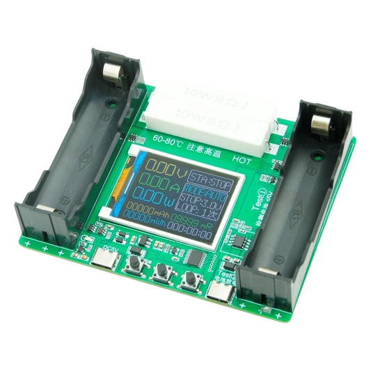 X-HX0598A 18650 Lithium Battery Capacity Tester اختبار سعة البطارية