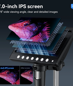 Digital Microscope 330H 7-Inch 50X-1200X with HDMI مكبر ديجيتال