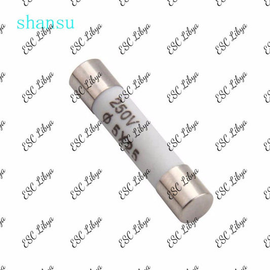 Ceramic Fuse 5x20mm فيوز سيراميكي صغير