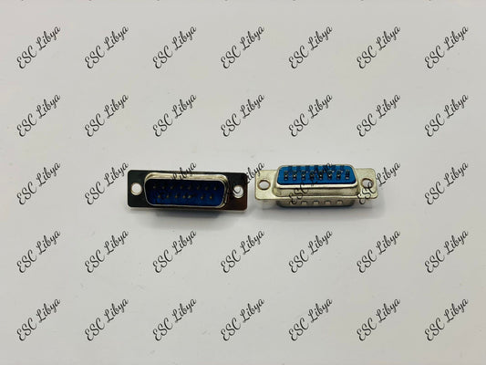 VGA Male 15Pin (ذكر) + كڤر