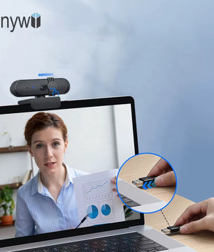 H806 Full HD Webcam 1080P 30Fps PC USB Camera with Microphone كاميرا