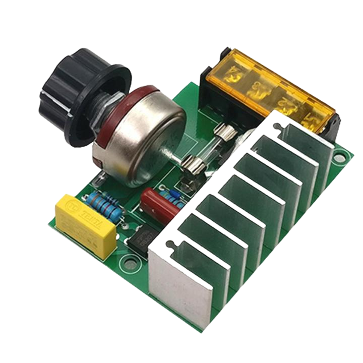 4000W 0-220V AC SCR Electric Voltage Regulator Motor Speed Controller Dimmer خافض جهد متردد