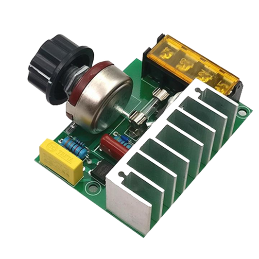 4000W 0-220V AC SCR Electric Voltage Regulator Motor Speed Controller Dimmer خافض جهد متردد