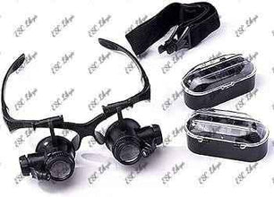 Magnifying glasses 10x 15x 20x 25x with 2 Led