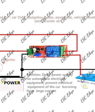 NE555 12V Dc Delay Timer Switch Module موديل تأخير