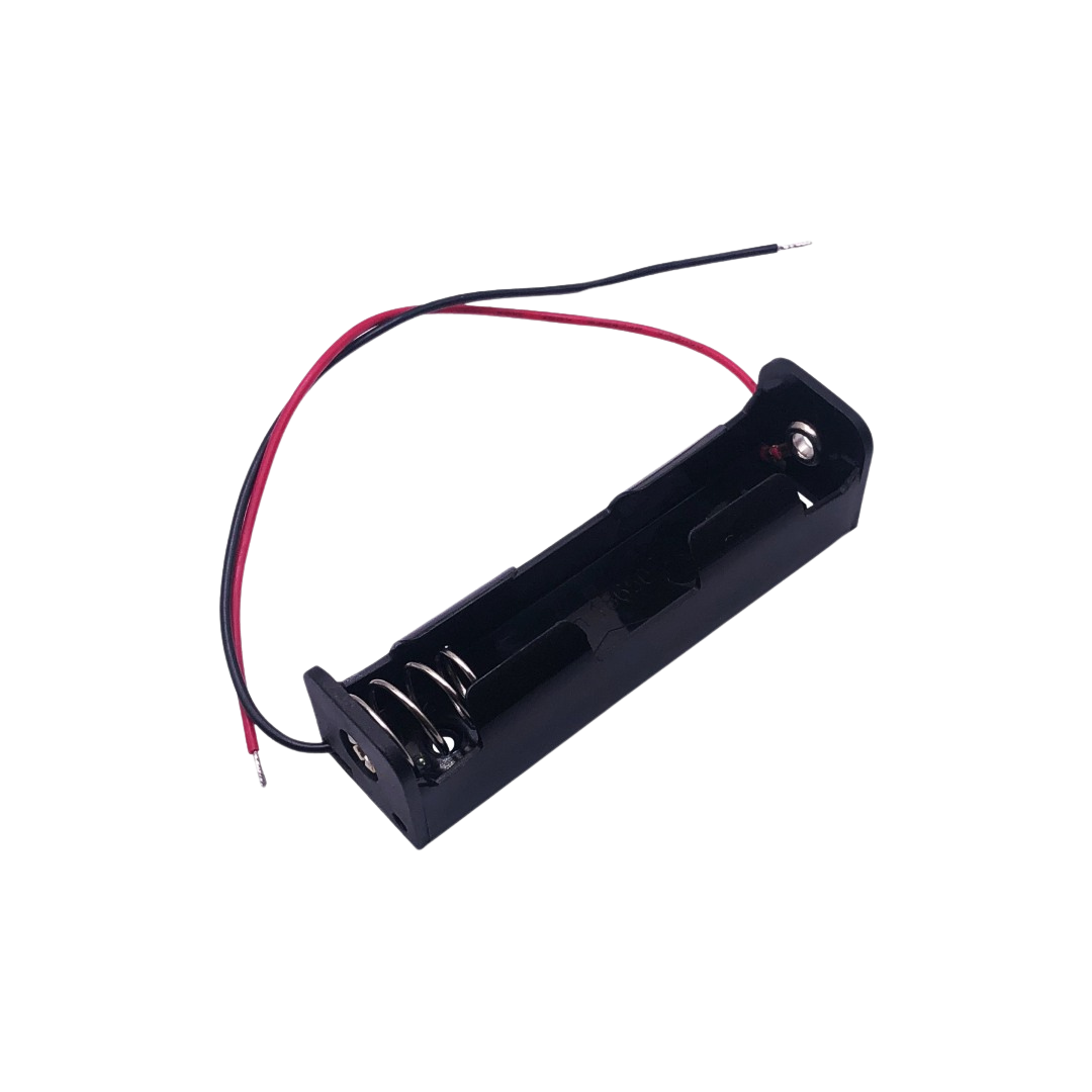 1x 18650 3.7V Battery Holder قاعدة بطارية ليثيوم فردية