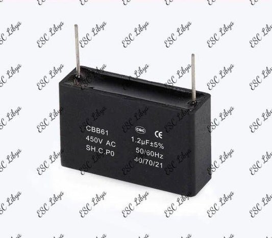 1.2Uf 450V Ceiling Fan capacitor مكثف مروحة