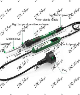 BST-102C 90W Soldering Iron كاوية متغيرة أصلية