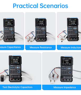 FNIRSI® LC1020E High Precision Handheld Digital Bridge LCR ESR Tester