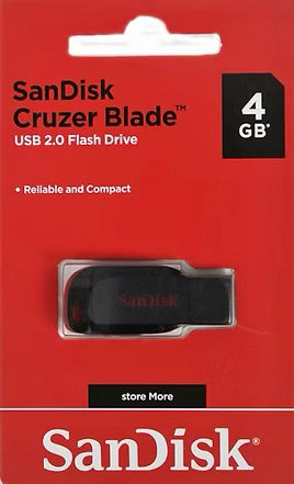 SanDisk Flash Memory 4Gb فلاش ميموري