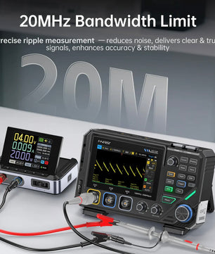 FNIRSI® 2D15P 3-In-1 Benchtop 2CH 100MHz Phosphor Oscilloscope Multimeter