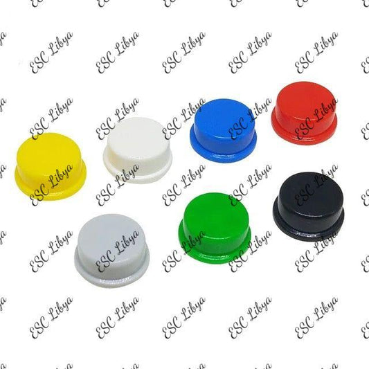 12*12mm Push Button Cap مغطة بش بطم