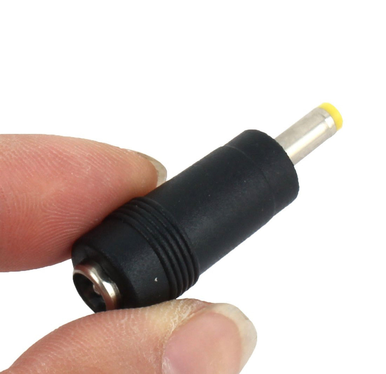 5.5x2.1mm Female to DC Male connector تحويلة