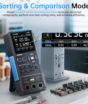 FNIRSI® LC1020E High Precision Handheld Digital Bridge LCR ESR Tester