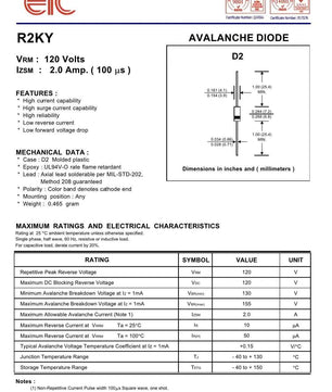 R2KY 2A 120V Avalanche Diode