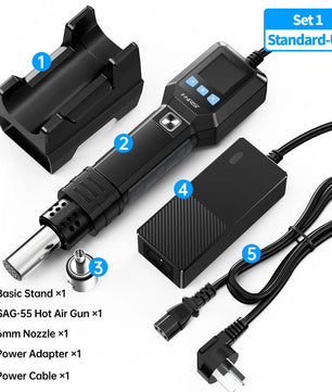 FNIRSI® SAG-55 Intelligent 550W Hot Air Gun كاوية هوائية