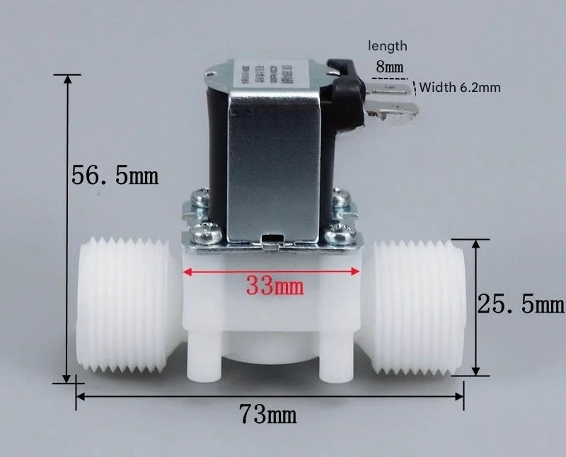 12V Solenoid Valve Normally Closed