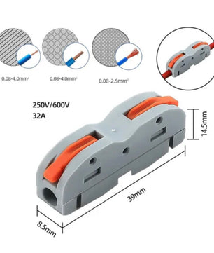Fast Wire Connector 1/2/3/4 Wires AWG28-12