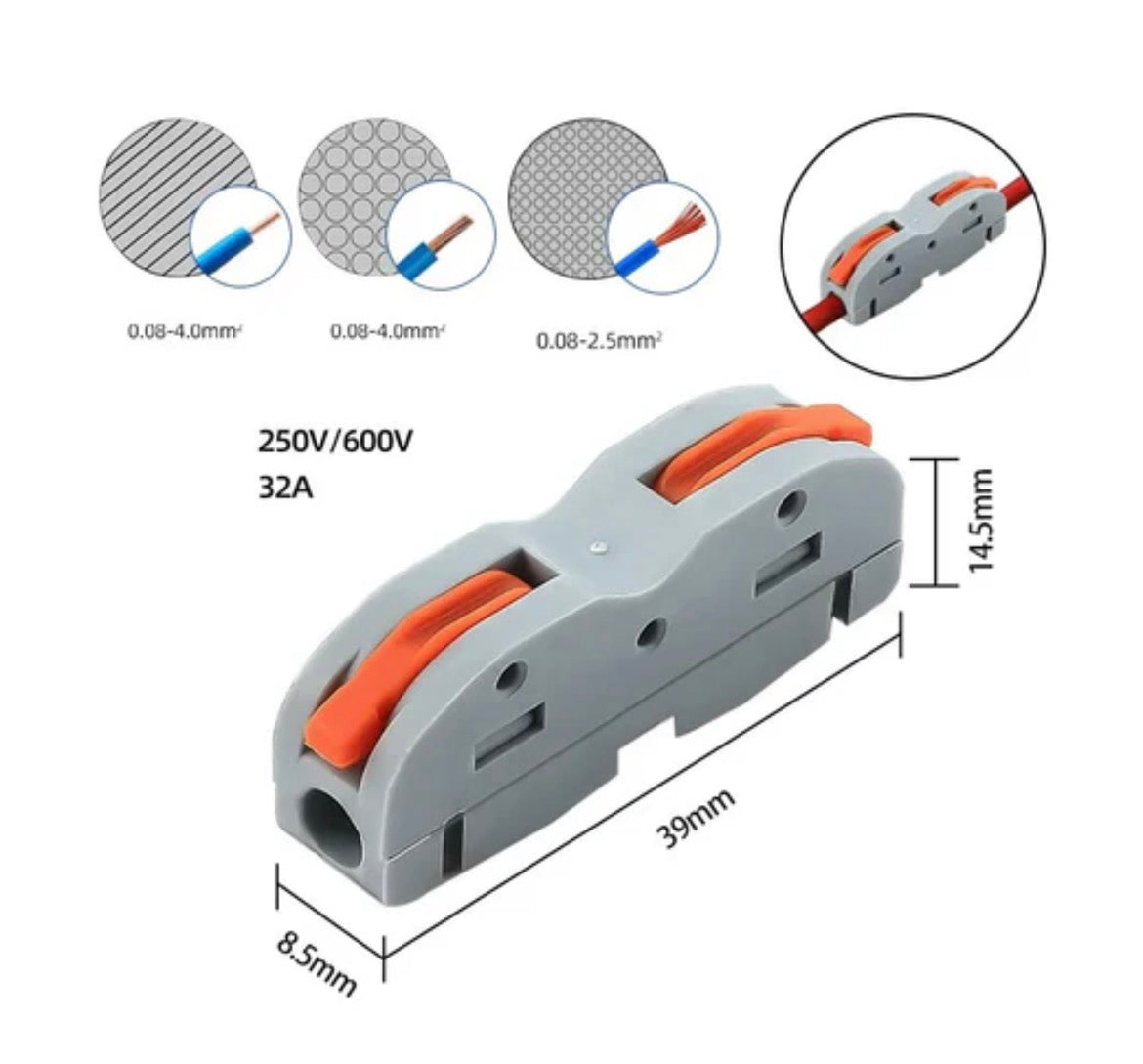 Fast Wire Connector 1/2/3/4 Wires AWG28-12