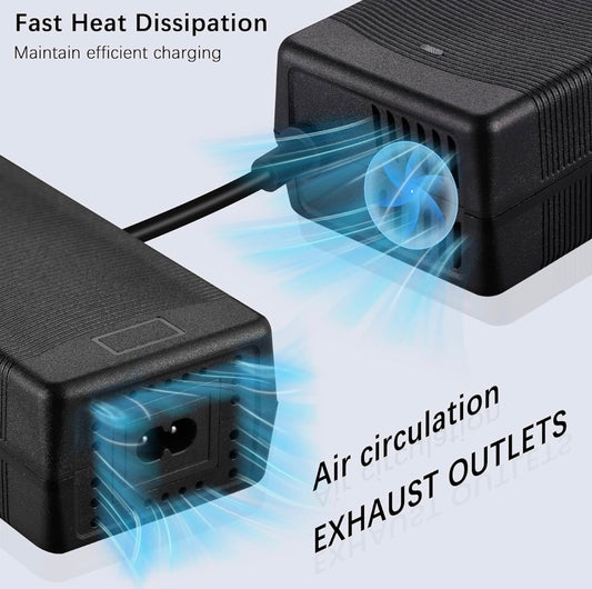 42V 2A Fast Battery Charger with Cooling System for 36V Lithium Battery
5 Plugs Universal Replacement Charger
