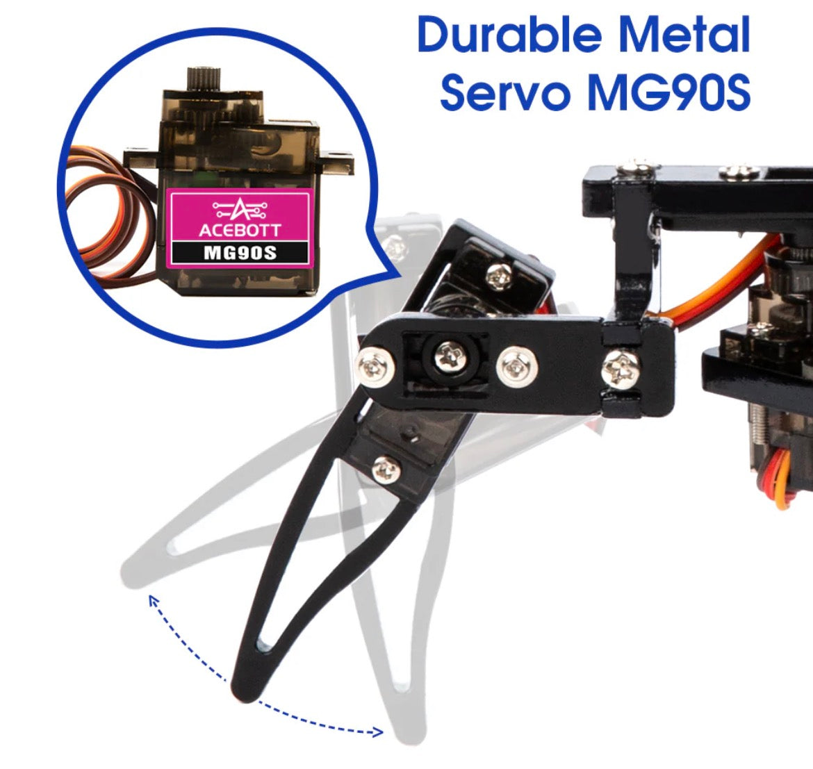 ACEBOTT QD020 ESP8266 Quadruped Bionic Spider Robot kit