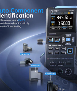 FNIRSI® LC1020E High Precision Handheld Digital Bridge LCR ESR Tester