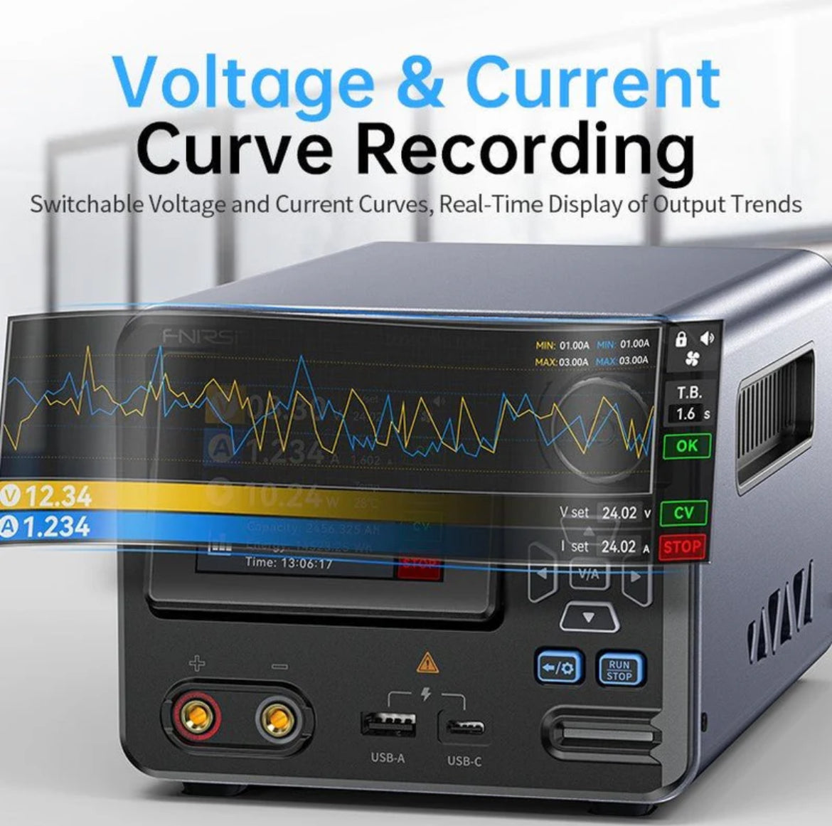 FNIRSI® IPS3608 AC-DC 0-36V 0-8A Intelligent Digital Control Power Supply
