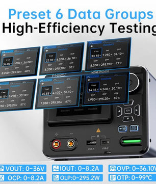 FNIRSI® IPS3608 AC-DC 0-36V 0-8A Intelligent Digital Control Power Supply