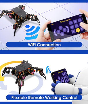 ACEBOTT QD020 ESP8266 Quadruped Bionic Spider Robot kit