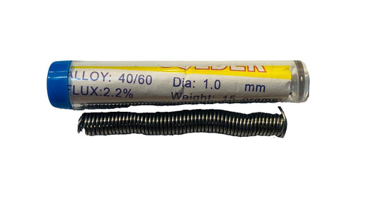 Solder 15g 40/60 1mm Flux:2.2% لحام