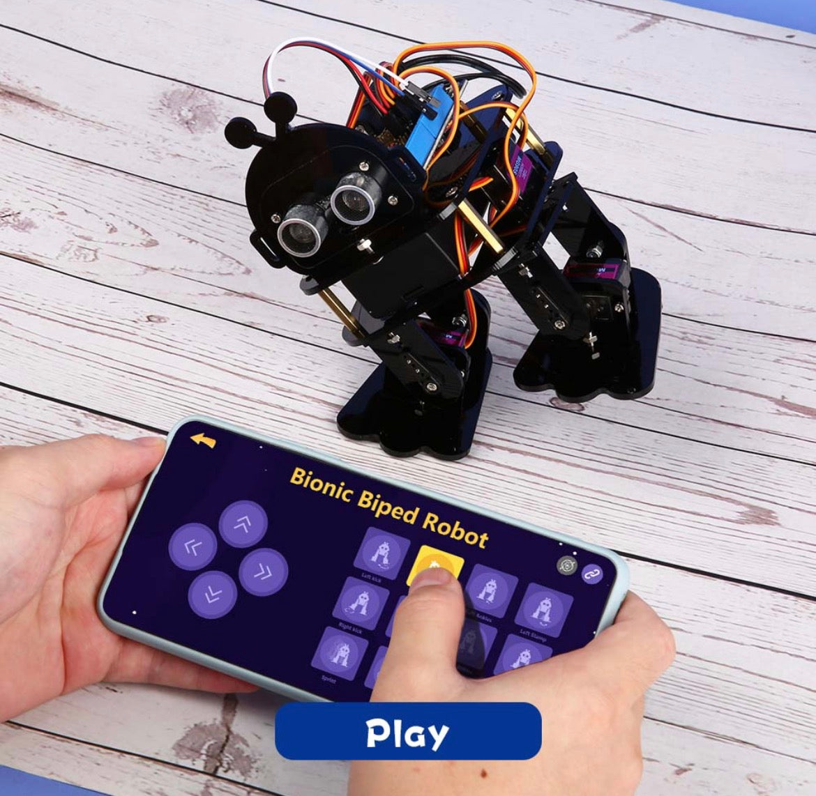 ACEBOTT QD021 Bionic Biped Robot Kit with ESP32 Controller Board