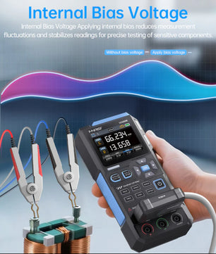 FNIRSI® LC1020E High Precision Handheld Digital Bridge LCR ESR Tester