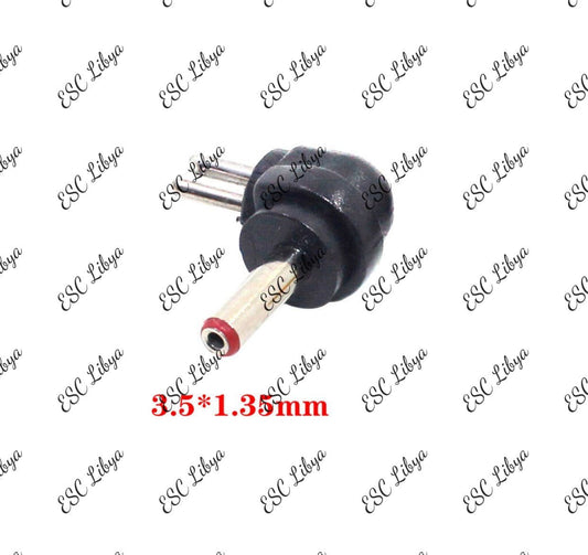 3.5x1.35mm Universal DC plug 2pin جاك باور