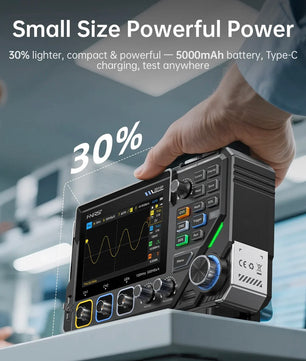 FNIRSI® 2D15P 3-In-1 Benchtop 2CH 100MHz Phosphor Oscilloscope Multimeter