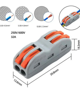 Fast Wire Connector 1/2/3/4 Wires AWG28-12