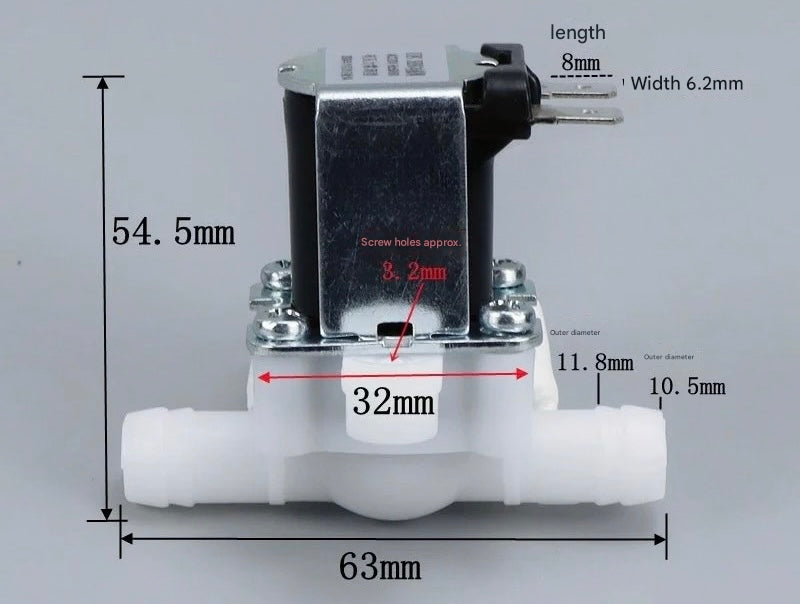 12V Solenoid Valve Normally Closed