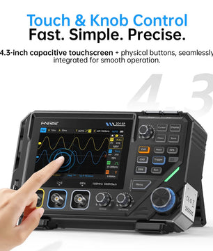 FNIRSI® 2D15P 3-In-1 Benchtop 2CH 100MHz Phosphor Oscilloscope Multimeter