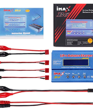 iMAX B6 80W Charger, Lipo Charger, Balance Charger Discharger for LiPo/Li-Ion/LiFe Battery (1-6S)