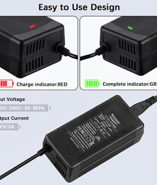 42V 2A Fast Battery Charger with Cooling System for 36V Lithium Battery
5 Plugs Universal Replacement Charger