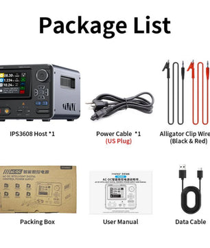 FNIRSI® IPS3608 AC-DC 0-36V 0-8A Intelligent Digital Control Power Supply