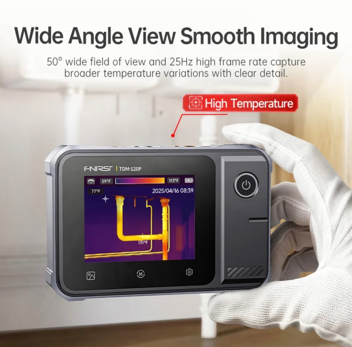 FNIRSI® TDM-120P Thermal Imaging + Multimeter كميرا حرارية