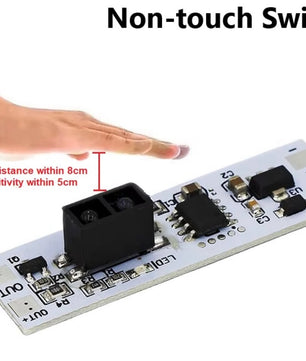 Hand Sweep Switch 3A 5V-12V-24V 72W Hand Wave Scan Sensor Switch ON/OFF مستشعر مسح يدوي