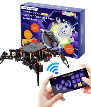 ACEBOTT QD020 ESP8266 Quadruped Bionic Spider Robot kit
