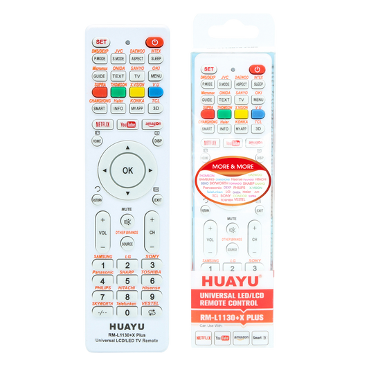 Universal LED/LCD RM-L1130+X Remote ريموت جوكر شاشات